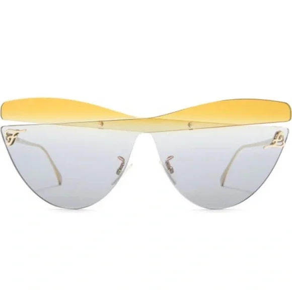Fendi | Accessories | Nwt Fendi 45mm Cat Eye Shield  display picture 2